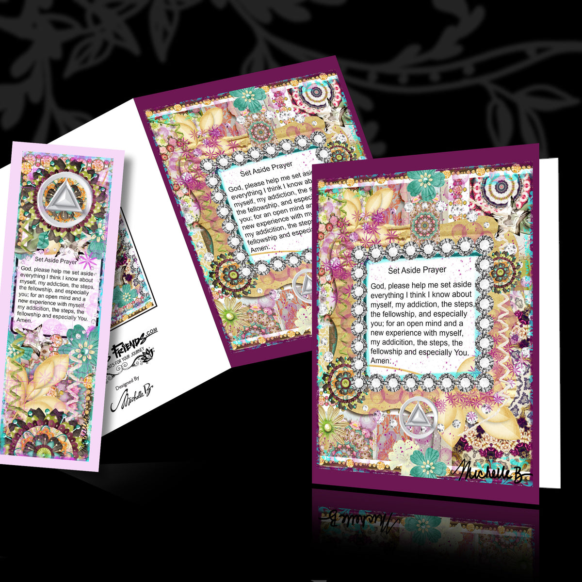 Set Aside Prayer Greeting Card Bookmark Combo