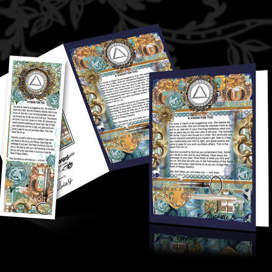A Vision For You Greeting Card Bookmark Combo